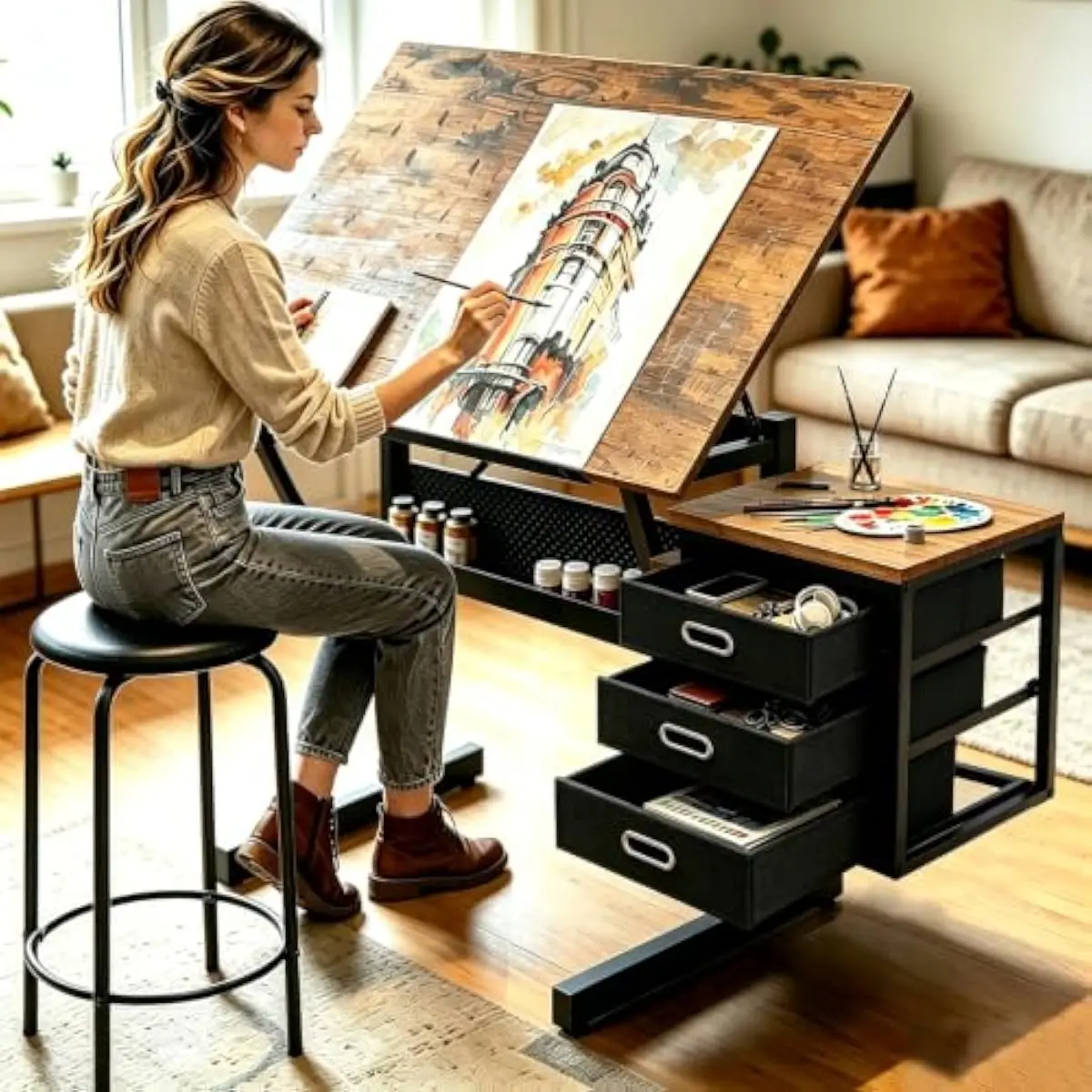 Matcha - Drafting Desk with Adjustable 0-75° Tilt
