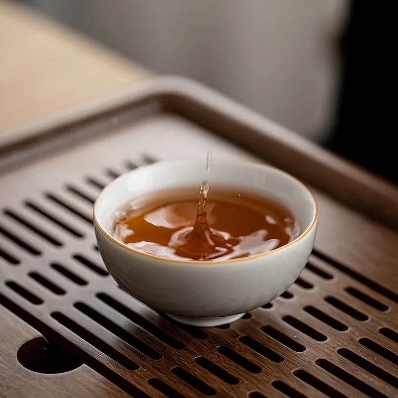 Ice Gray Glaze Cup Japanese St - Japanese Pottery review and price