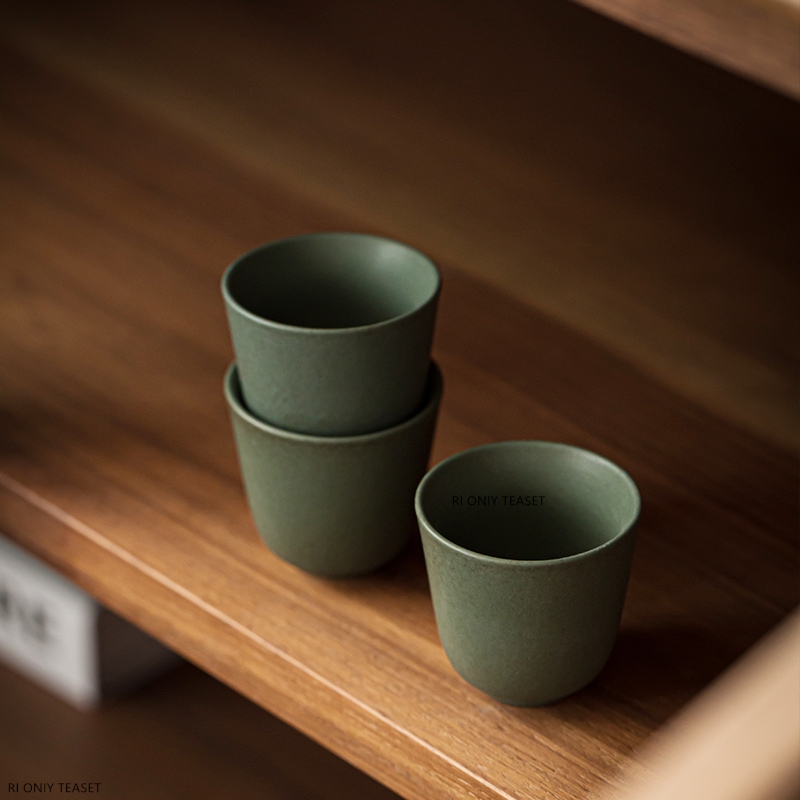 1 Pc Japanese Green Ceramic Te - Japanese Pottery review and price