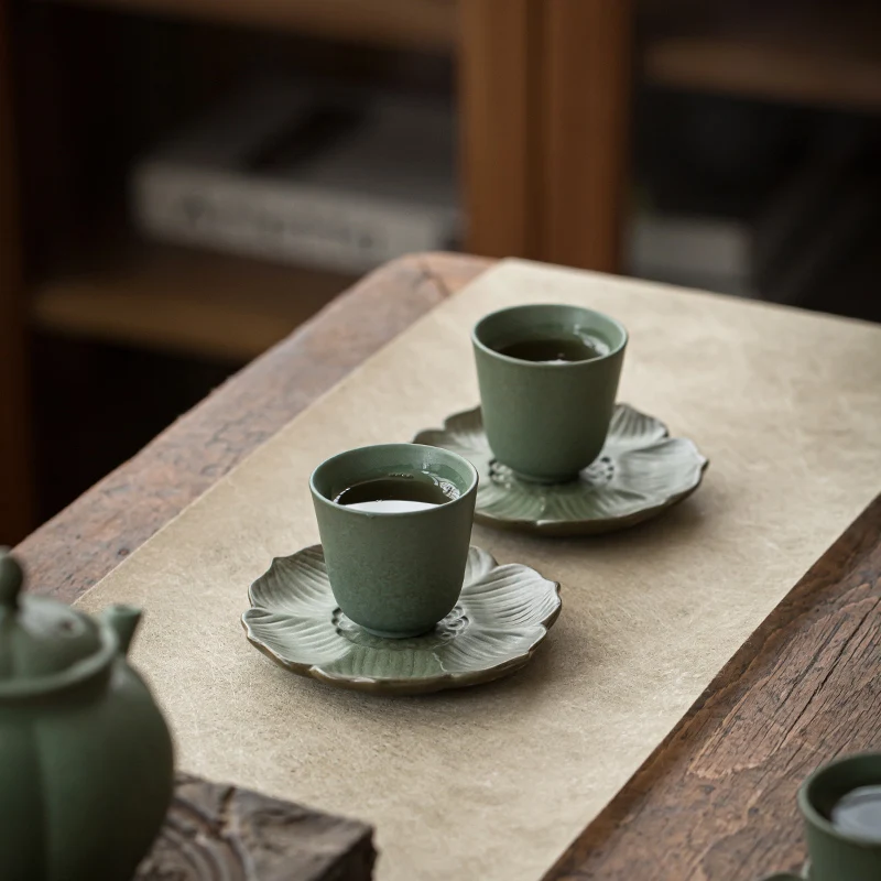 1 Pc Japanese Green Ceramic Te - Japanese Pottery review and price