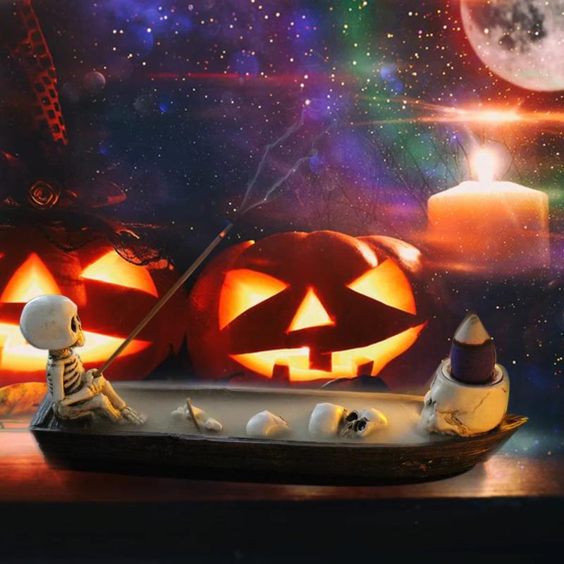 Creative Skull Boat Incense Ho - Incense Holder review and price
