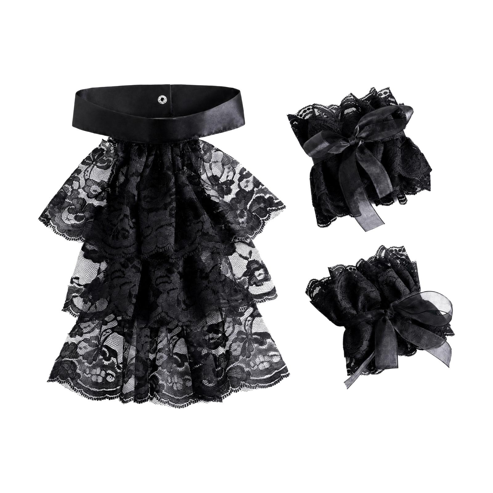Women Vintage Lace Collar Glov - Matcha review and price