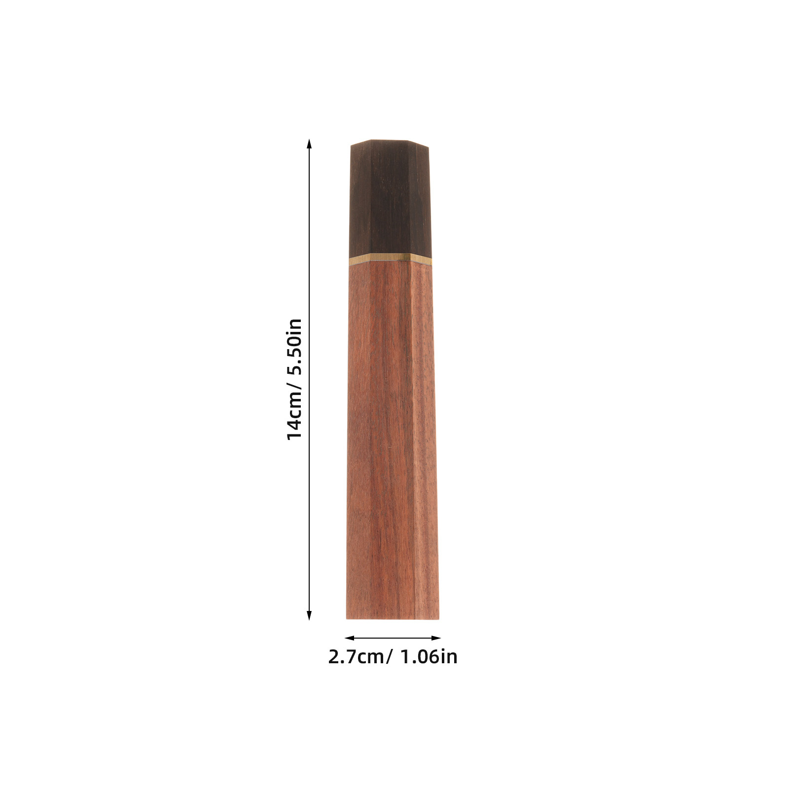 Octagonal Brown Wood Chef Knif - Japanese Knife review and price