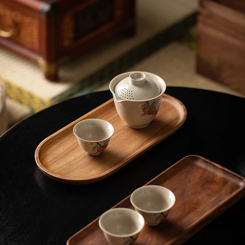Japanese Style Solid Wood Serv - Japanese Snacks review and price