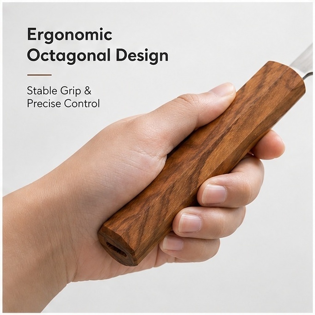 Octagonal Wooden Handle for Ja - Japanese Knife review and price