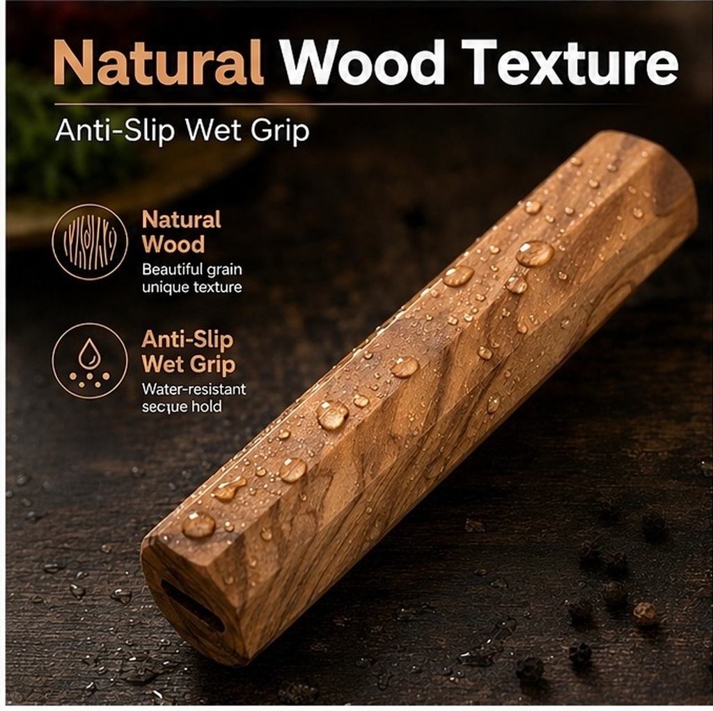 Octagonal Wooden Handle for Ja - Japanese Knife review and price