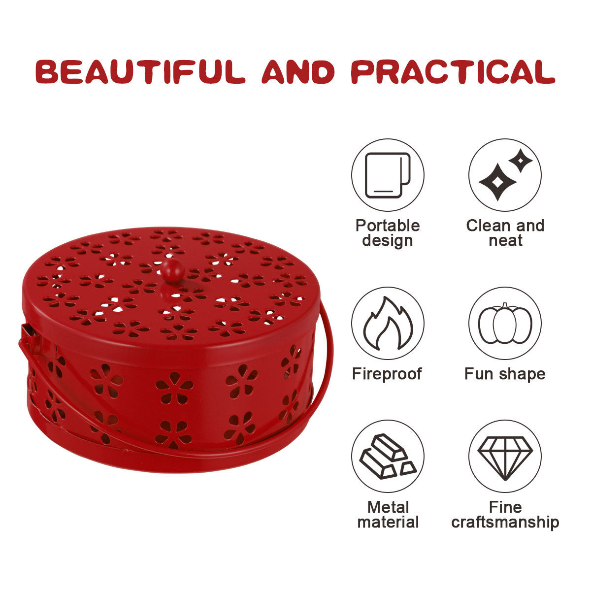 Box Fireproof Metal Retro Holl - Incense Holder review and price