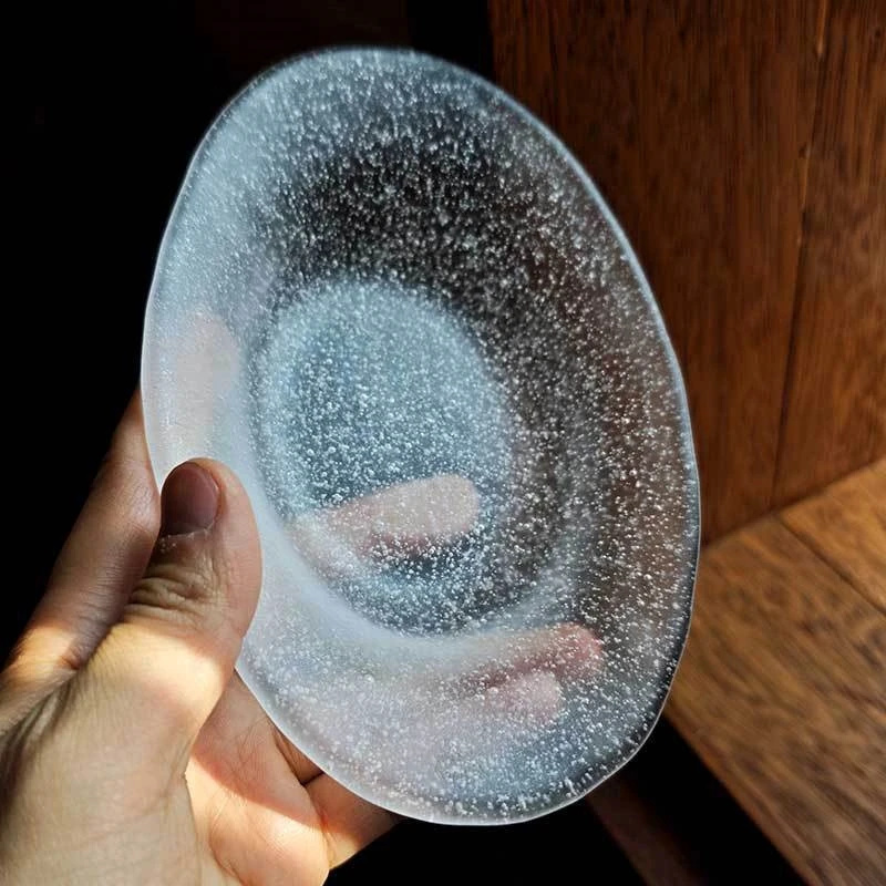Japanese Bubble Glass Oval Des - Japanese Snacks review and price