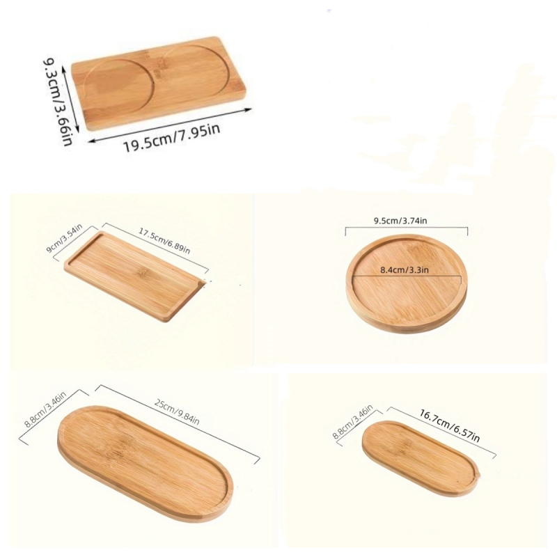 2Pcs/Wooden Tray Round Wooden  - Japanese Snacks review and price